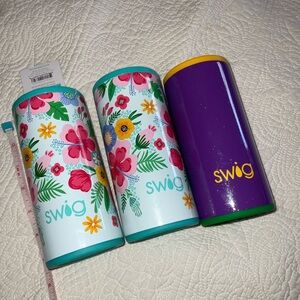 Swig Floral and Purple Tumblers Set